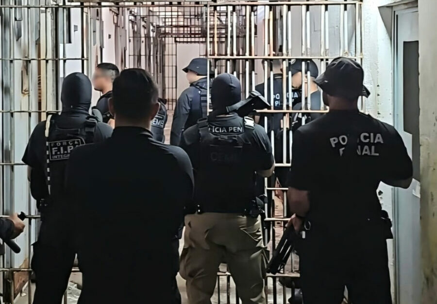 Polícia penal impede fuga de 14 detentos do Complexo de Alcaçuz